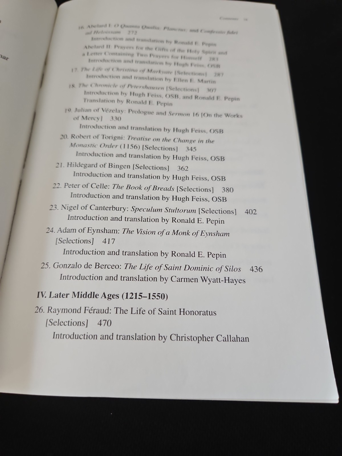 A Benedictine Reader: 530-1530 Cistercian Publication PB VG 2019