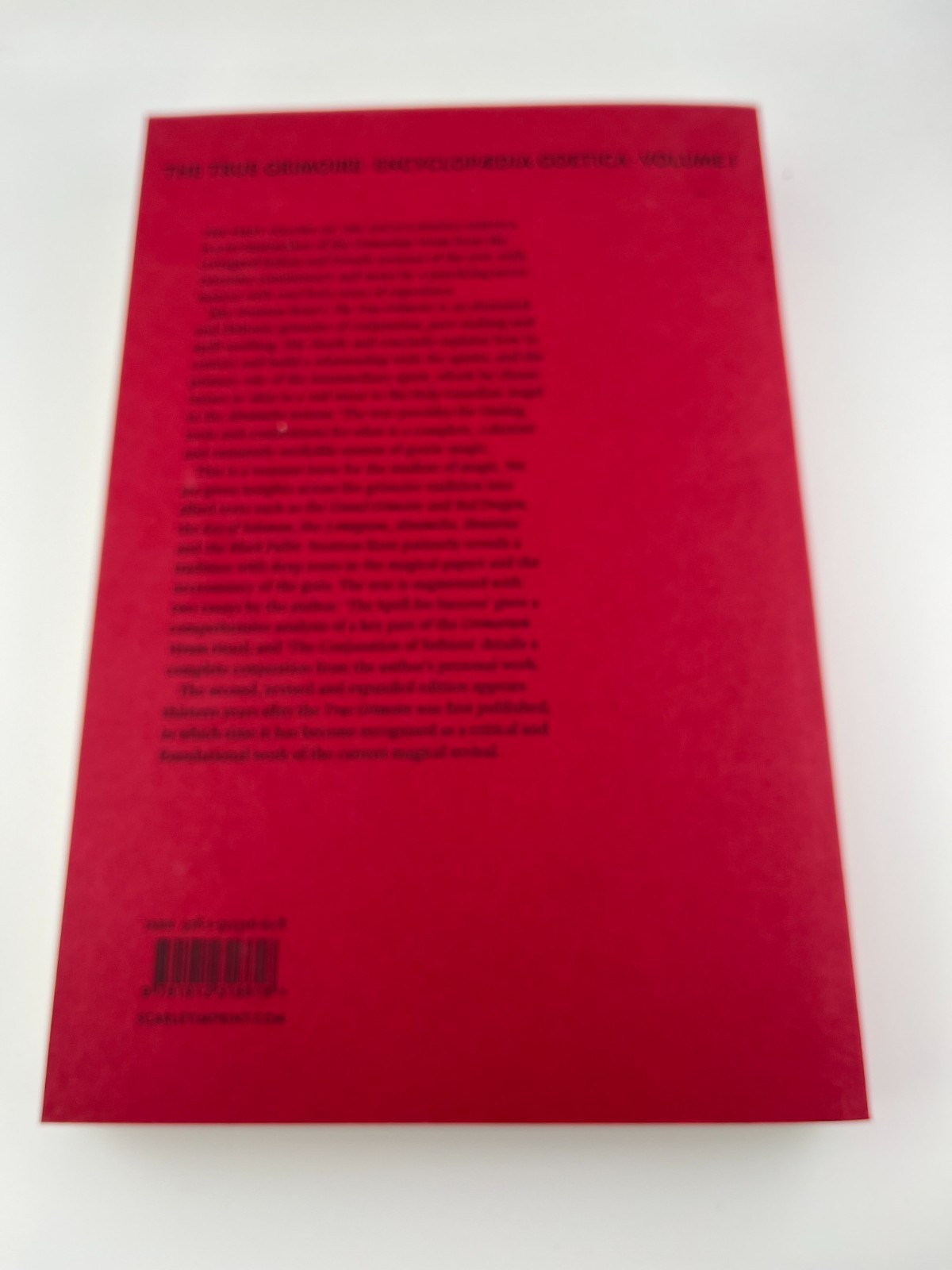 The True Grimoire ~ Volume 1 (Encyclopaedia Goetica) by Jake Stratton-Kent ~ VG+