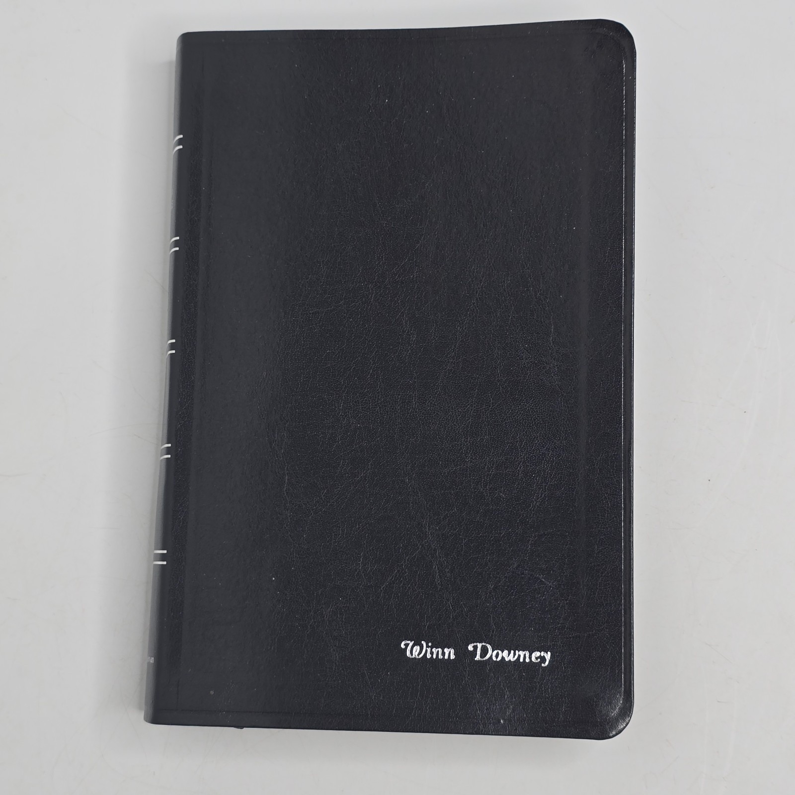 1996 NIV Thinline Bible Zondervan Black Premium Bonded Leather