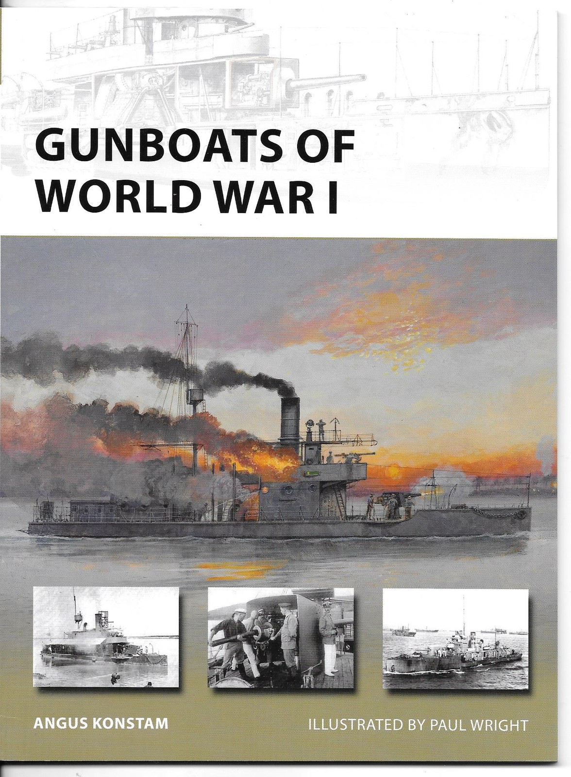 Osprey Vanguard Gunboats of WWI, VAN 221 Softcover Reference NM ST