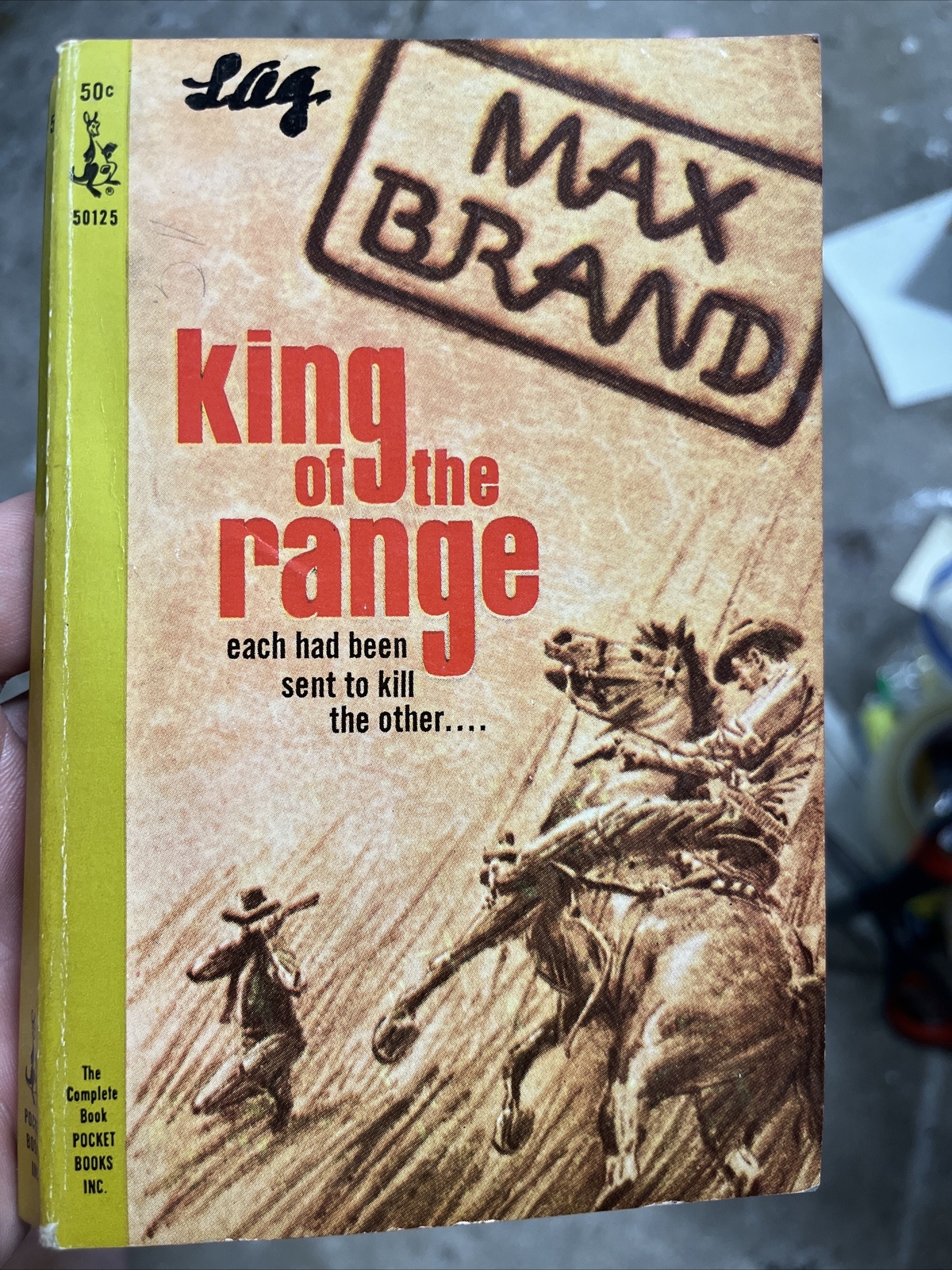 King Of The Range By Max Brand (Pocket Books, Paperback, 1965)
