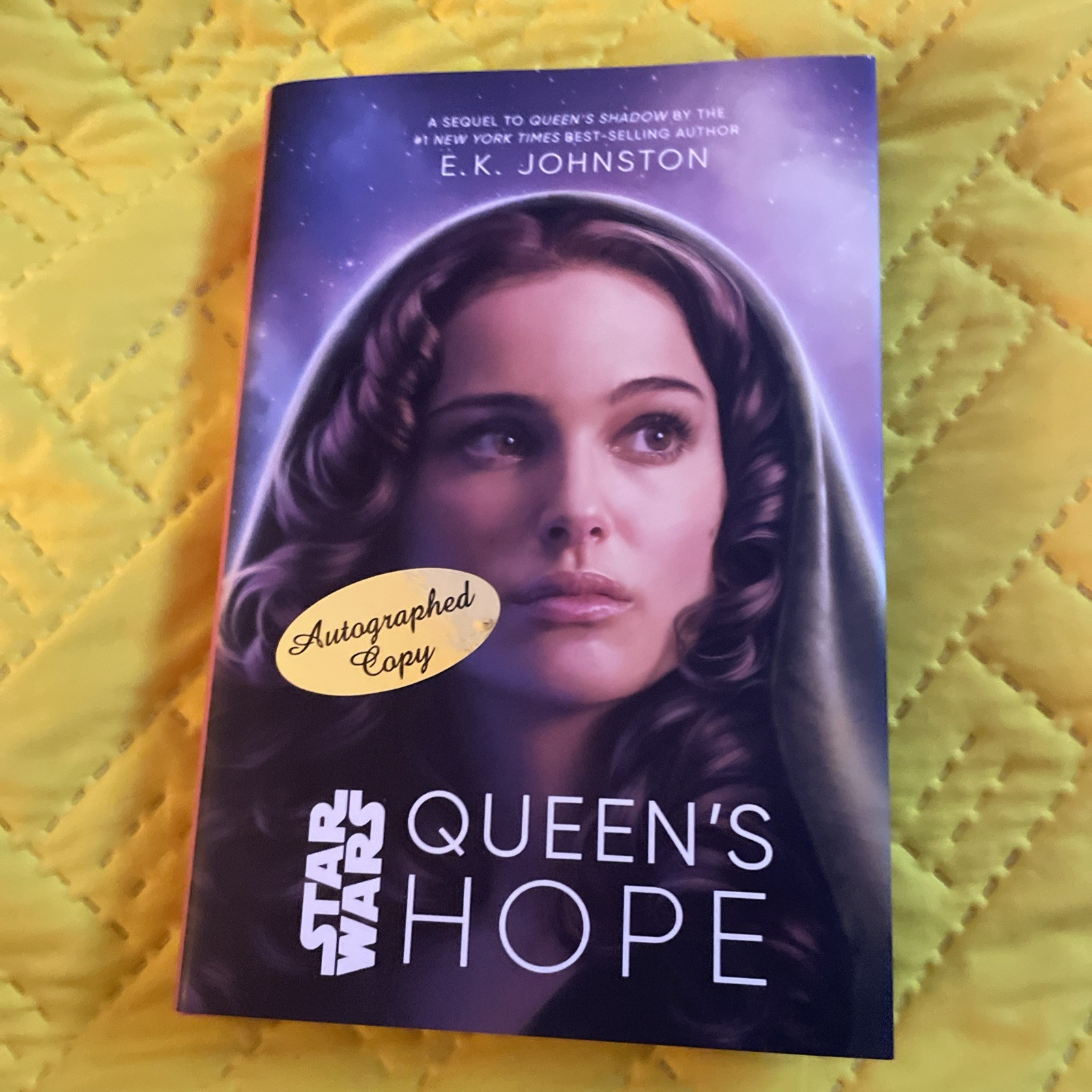 Queen’s Hope UNREAD SIGNED by E.K. Johnston FIRST PRINTING Star Wars HCDJ