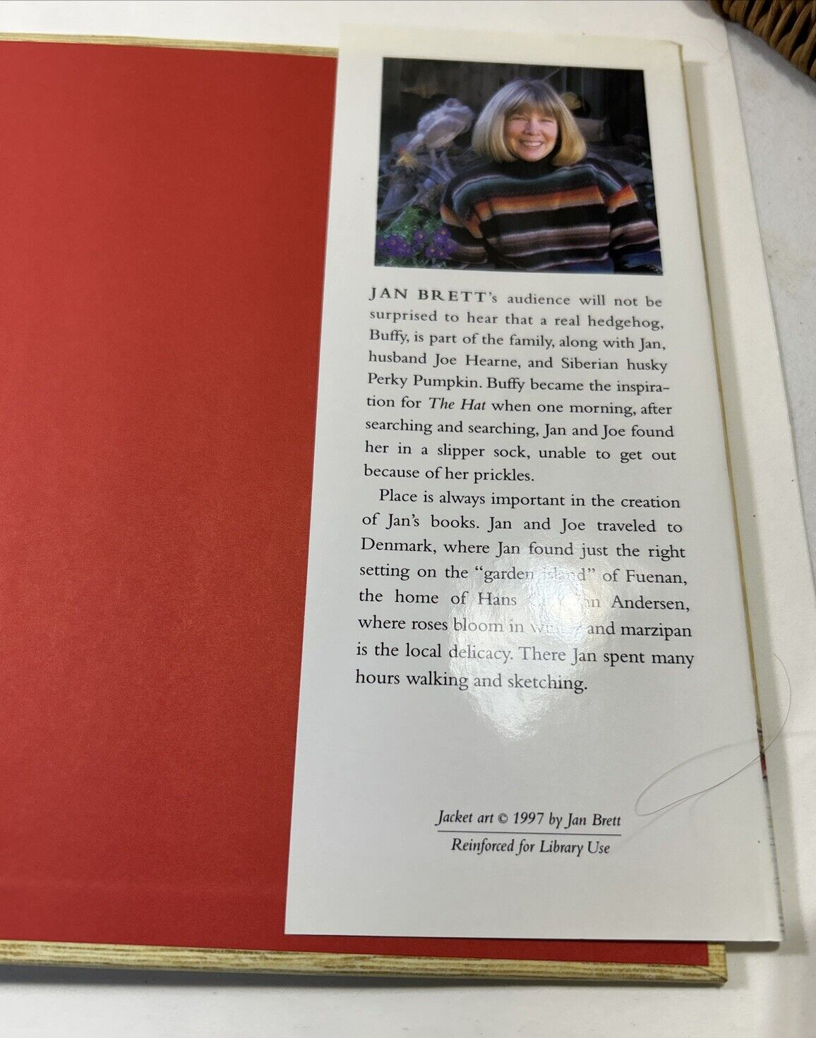 The Hat by Jan Brett ~ HCDJ ~ Near Fine First Edition and First Impression 1997