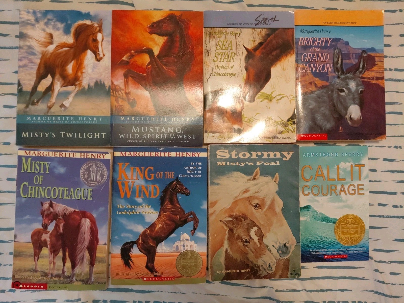 50 John Newbery Award Winning Chapter Books Girl Intrest Marguerite Henry AVI