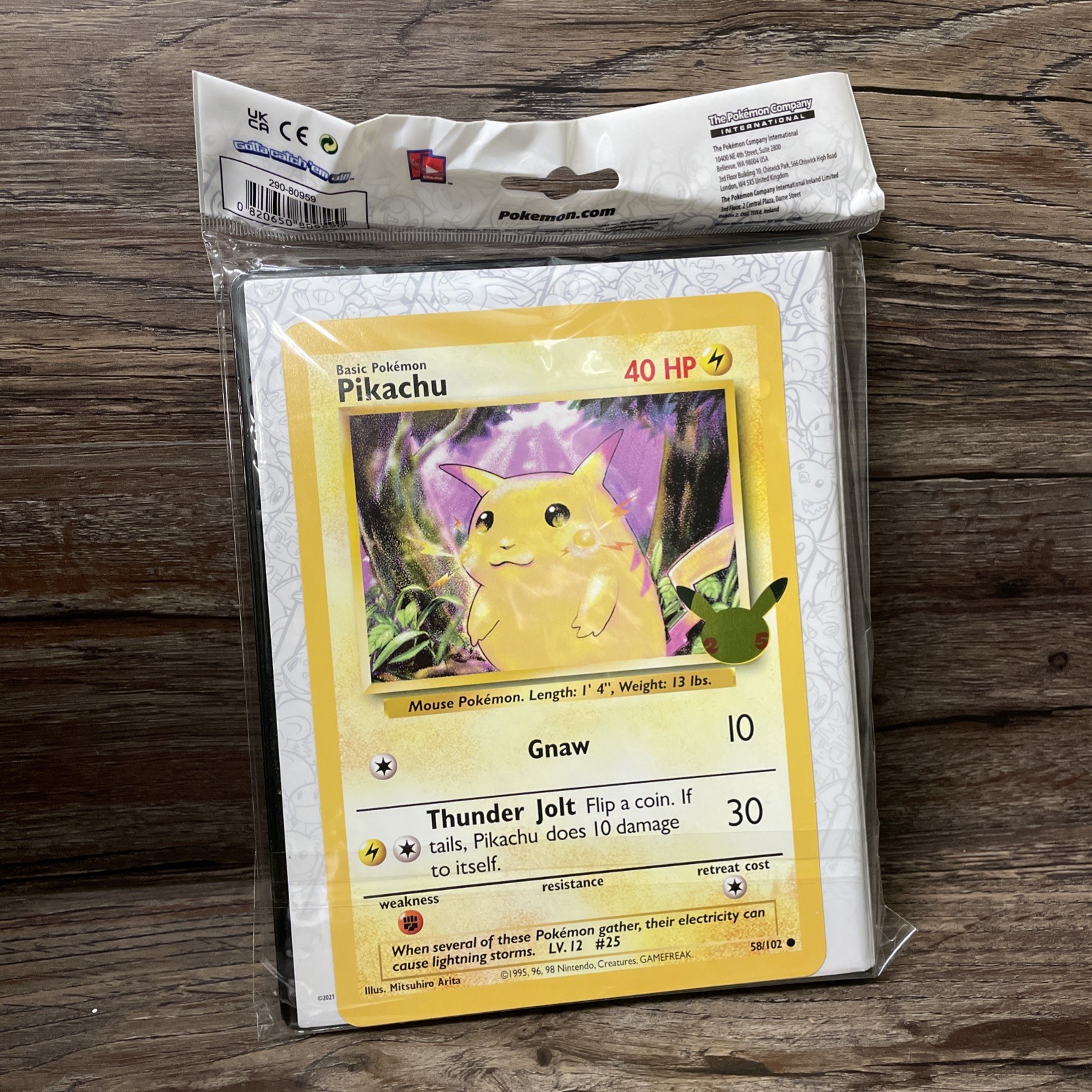 Pokemon Pikachu Anniversary Album 25th Anniversary Scrapbook Brand New