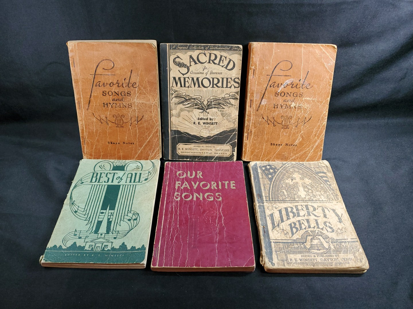 Hymnal Gospel Songs Paperback Songbook Classic Favorite Liberty Bells Huge Lot *