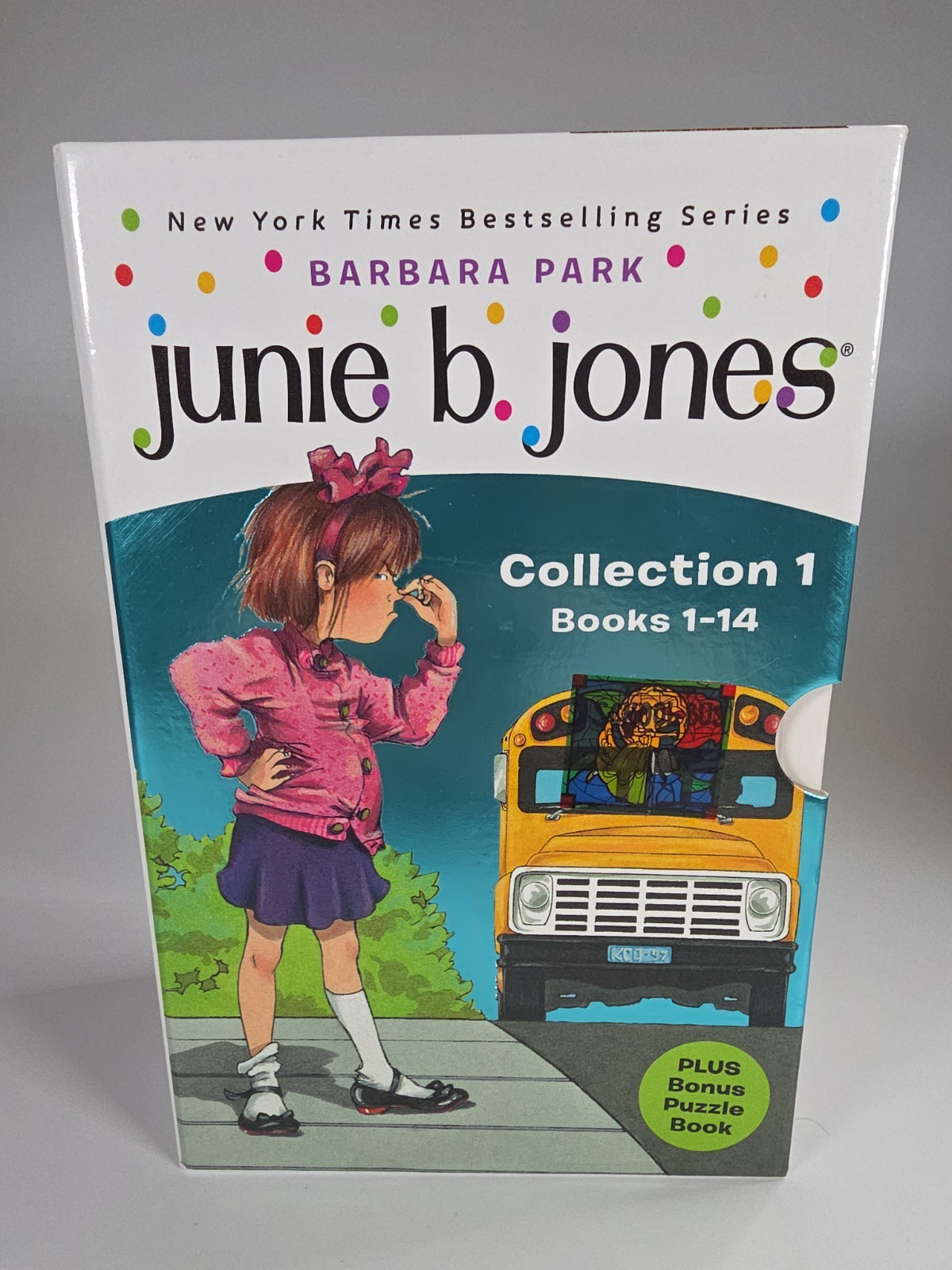 Junie B. Jones Collection 1 Books #1-14 by Barbara Park Plus Bonus Puzzle Book