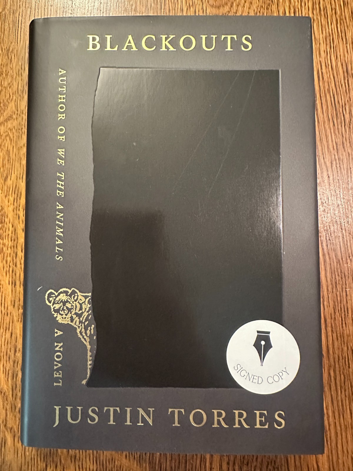 SIGNED Blackouts: A Novel by Justin Torres (2023, Hardcover) FIRST EDITION/PRINT