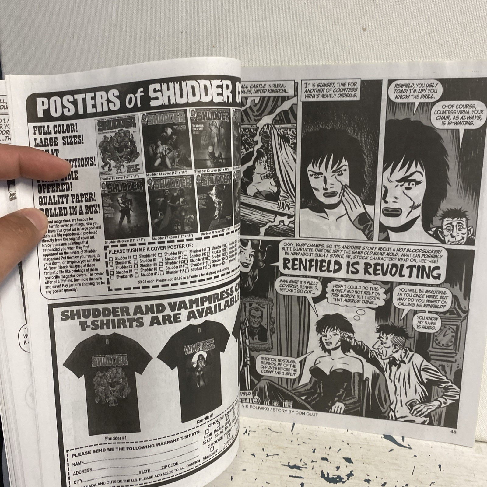 Vampiress Carmilla Comic Magazine Issue 33 2026 The Weird Kingdom