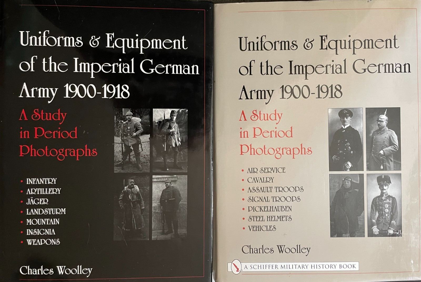 Lot of 2 Books Uniforms & Equipment of Imperial German Army 1900-1918 Vols 1 & 2