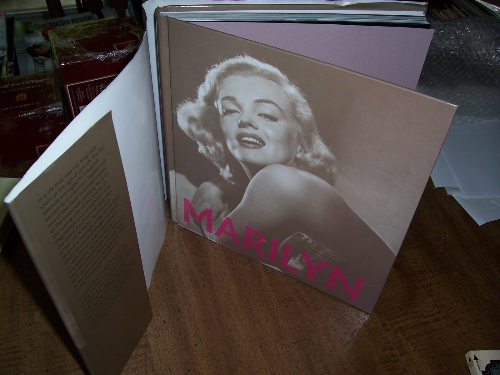 (3) MARILYN MONROE Book lot ~ Her Life & Legend, Images of Marilyn, Mellen