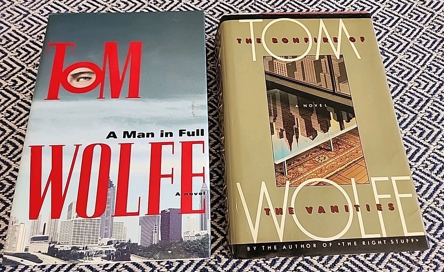 Used Books TOM WOLFE Novel Fiction Nonfiction Literature Paperback Hardcover