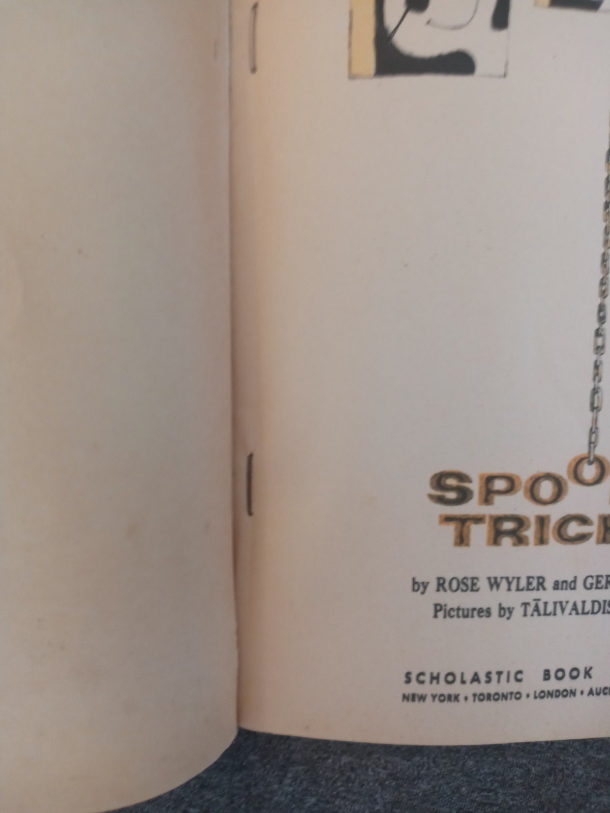Spooky Tricks, by Rose Wyler & Gerald Ames Pics by Talivaldis Stubis Vintage PB