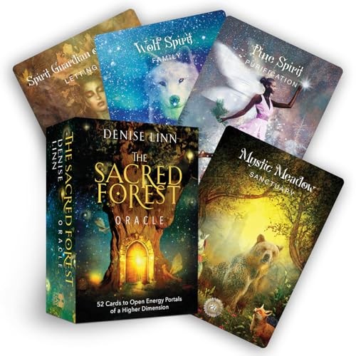 The Sacred Forest Oracle: 52 Cards to Open Energy Portals of a Higher Di – GOOD