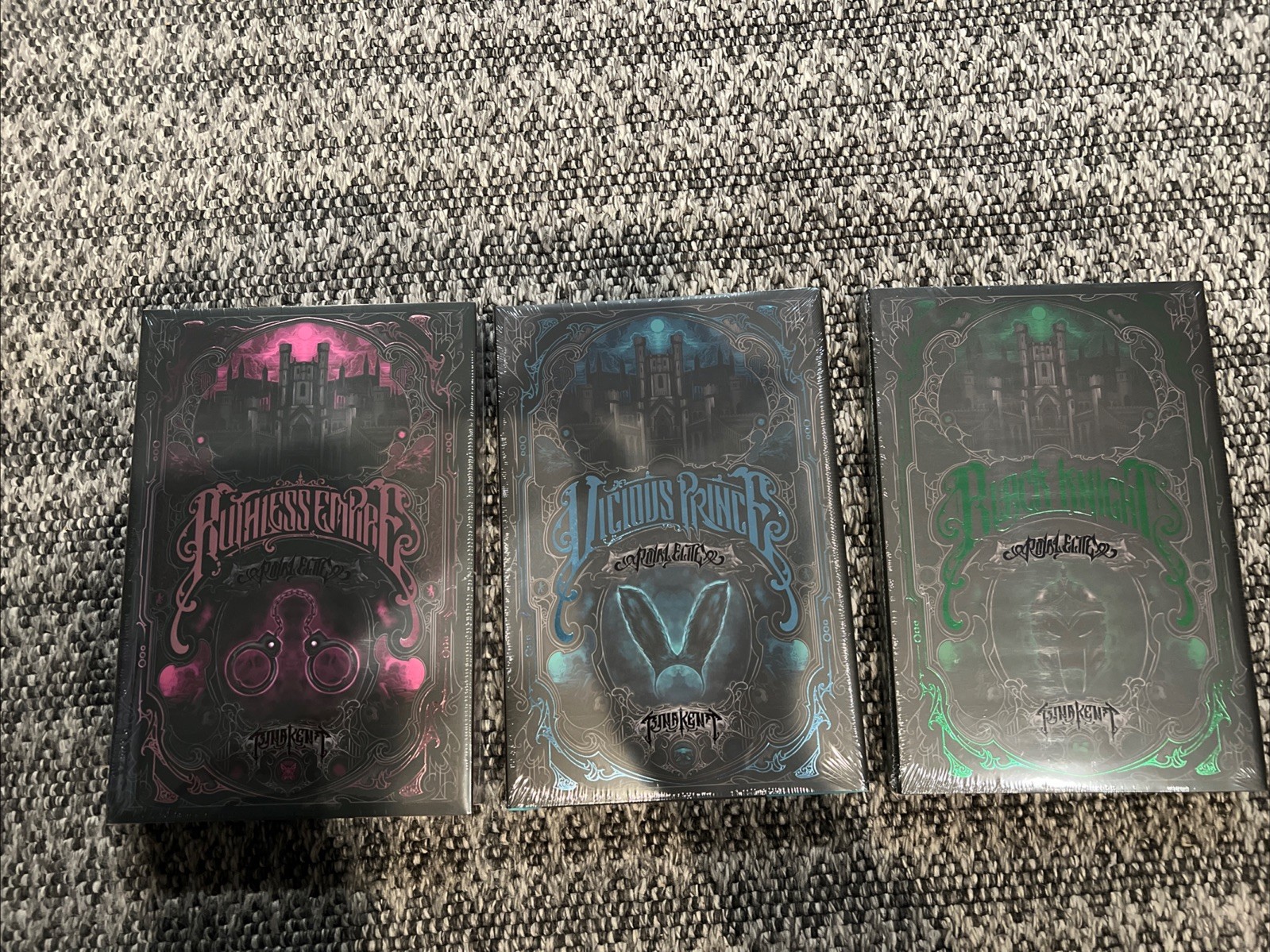 Rina Kent Ruthless Empire, Vicious Prince, Black Knight Royal Elite (3 Books)