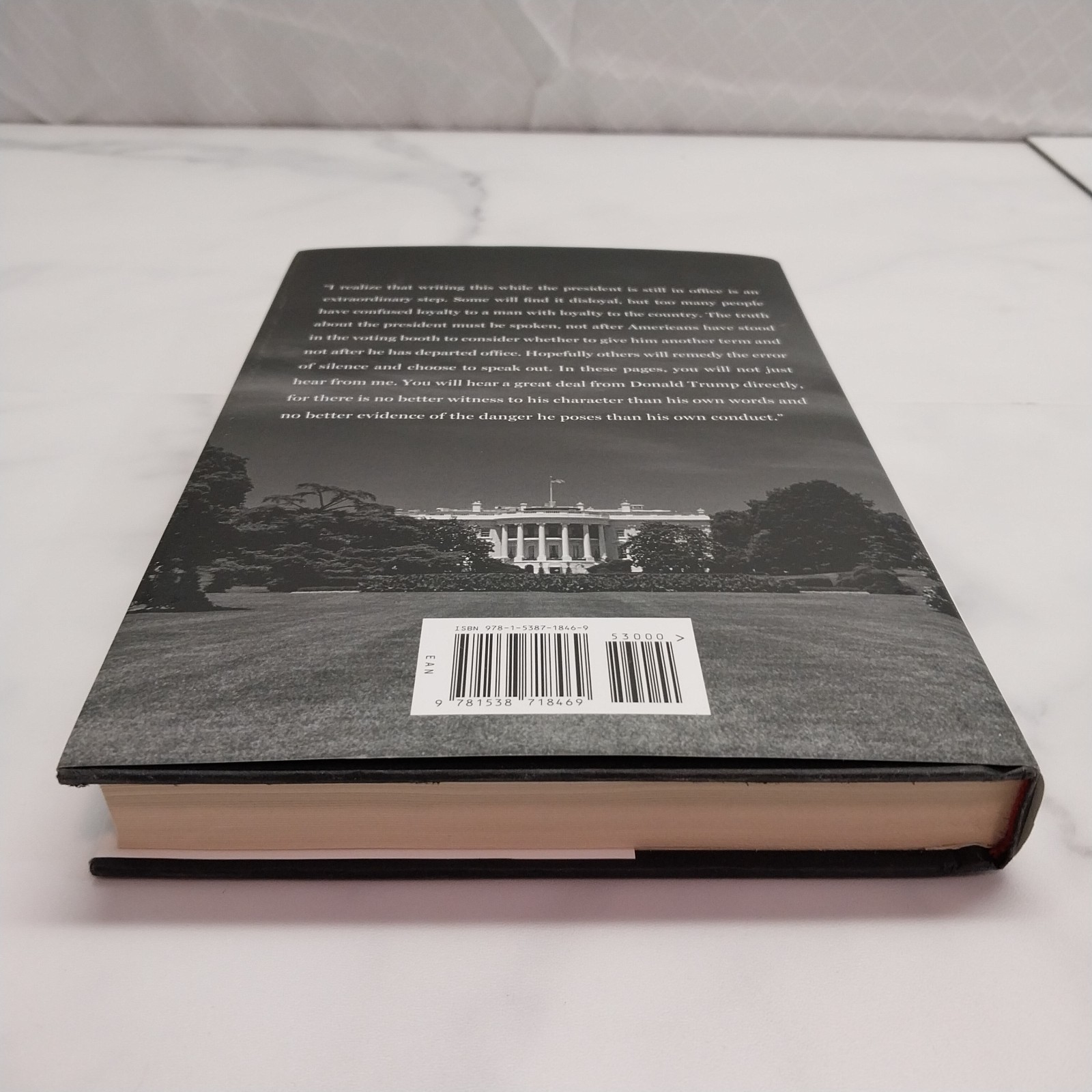 A Warning by Anonymous 2019 hardcover