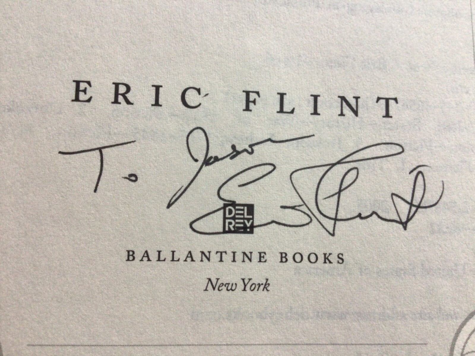 *Signed* The Rivers of War by Eric Flint (2005, Hardcover)
