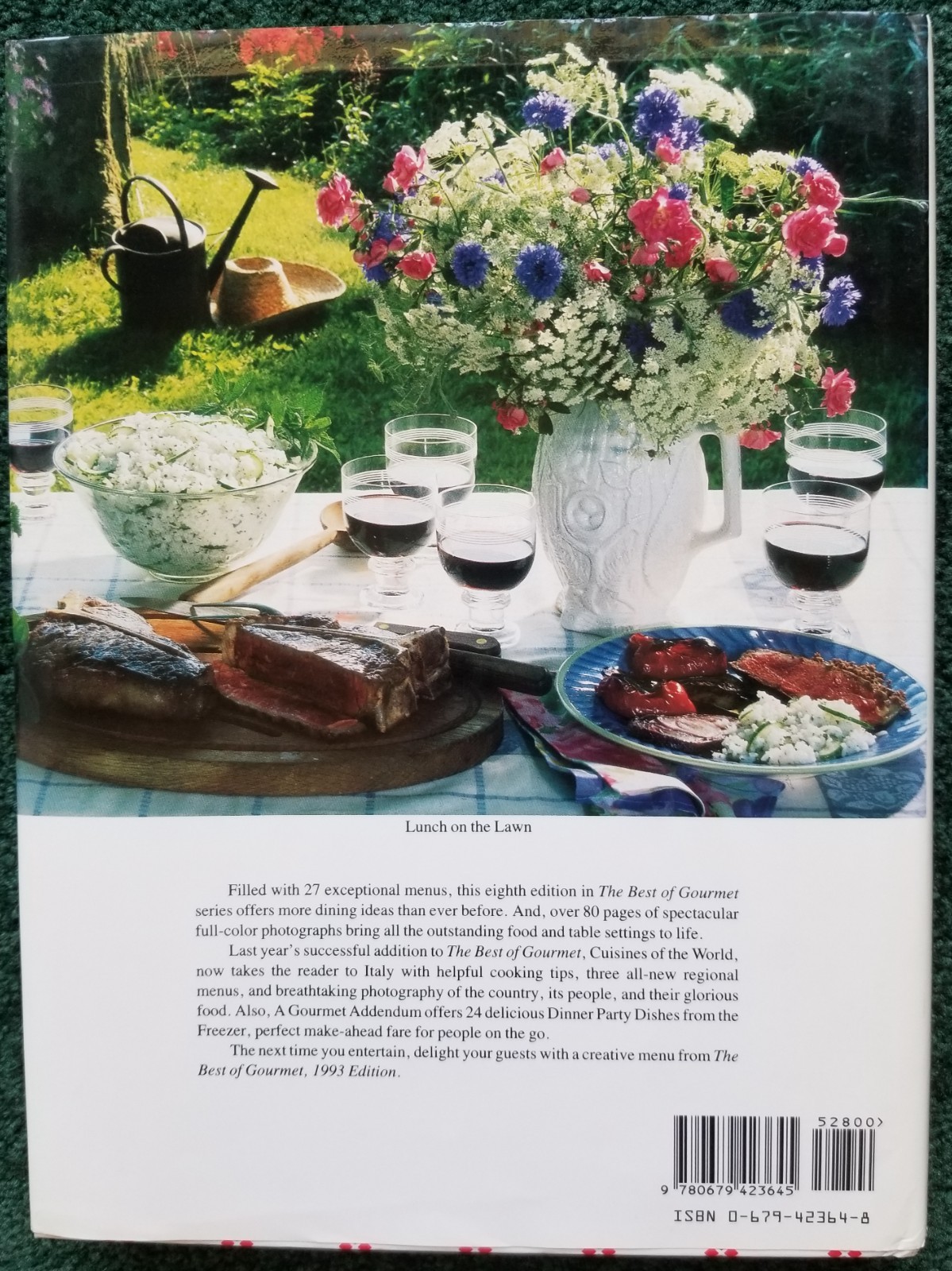 The Best of Gourmet 1993 Edition – Hardcover – Excellent Condition!