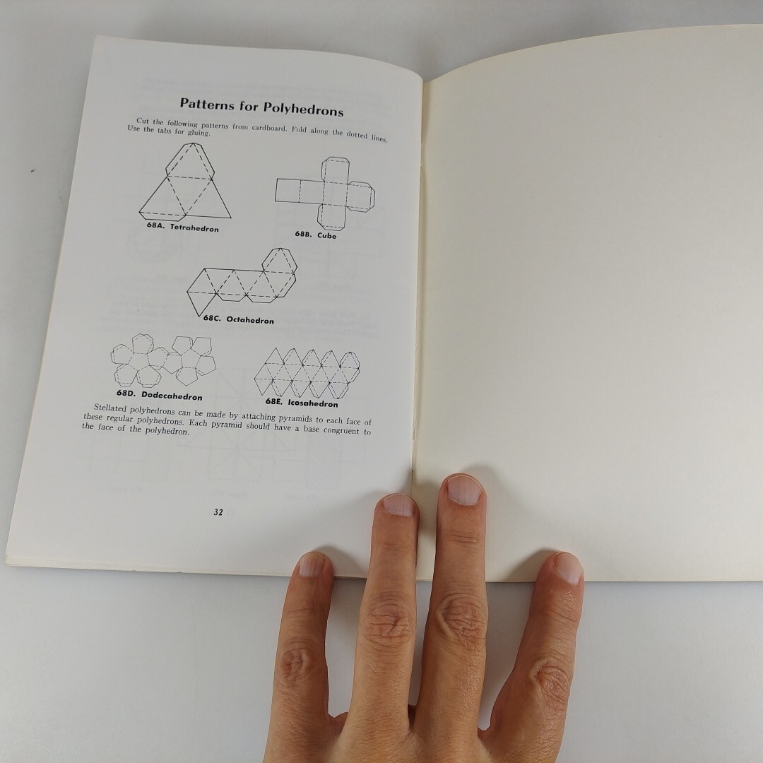 Paper Folding For The Mathematics Class Donovan A. Johnson 1972 11th Printing