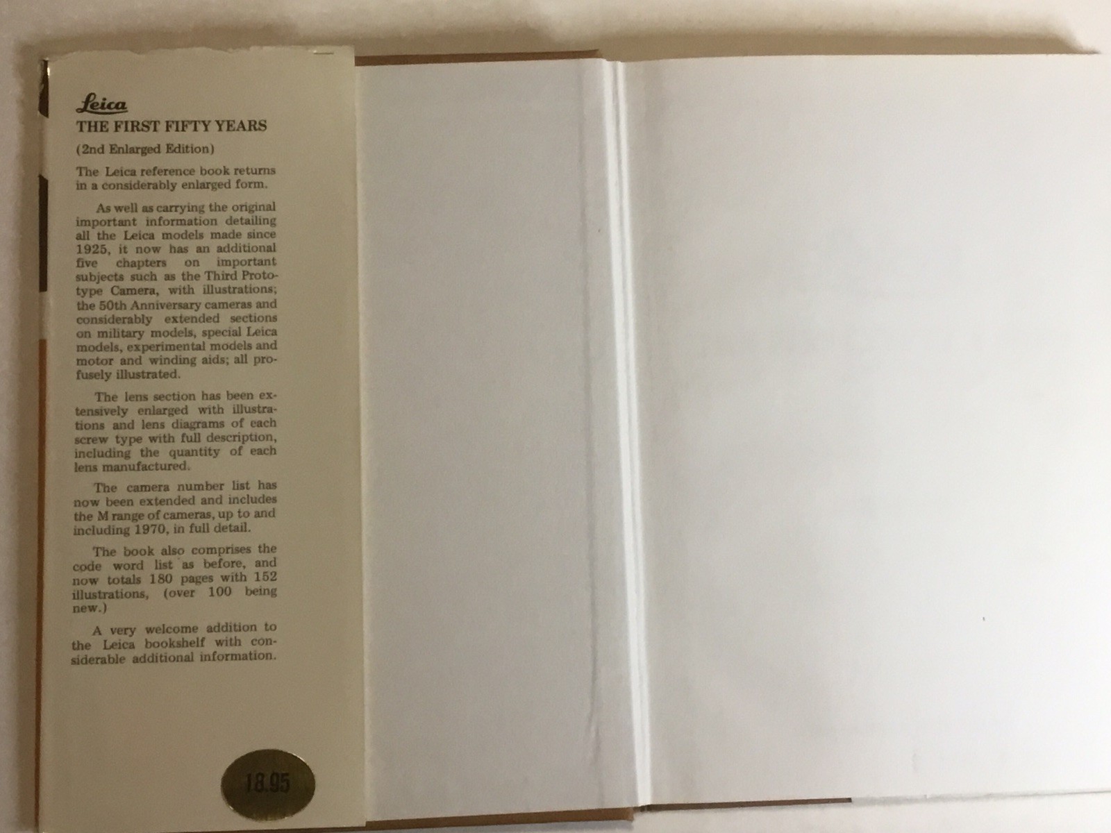 Vintage Book: Leica: The First Fifty Years, G Rogliatti, 2nd Revised Ed, 1979