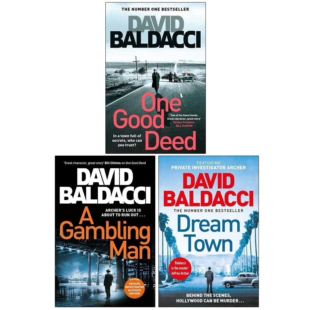 David Baldacci Private Investigator Archer 3 Books Collection Set (One Good …