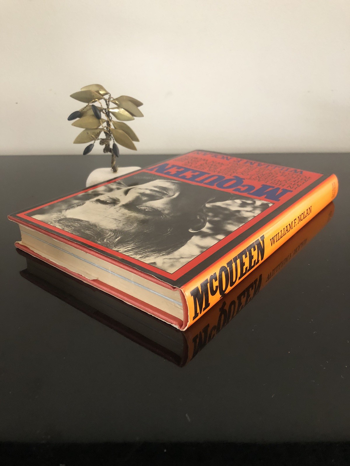 McQueen William F Nolan Arthur Barker UK 1984 First Ed. HC DJ VG 🎬 Bio