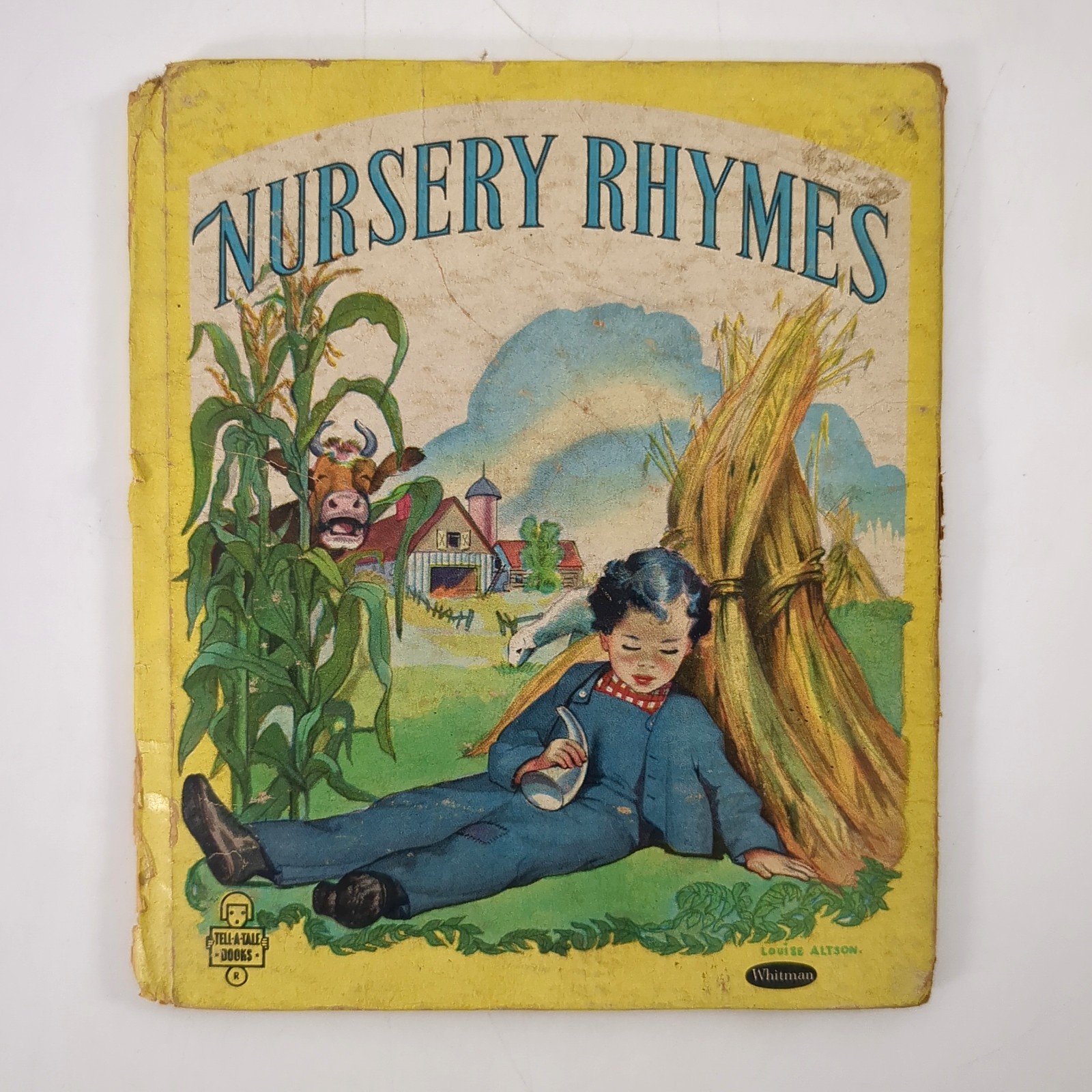Nursery Rhymes Tell A Tale Poems Hardcover Book Louise Altson 1945