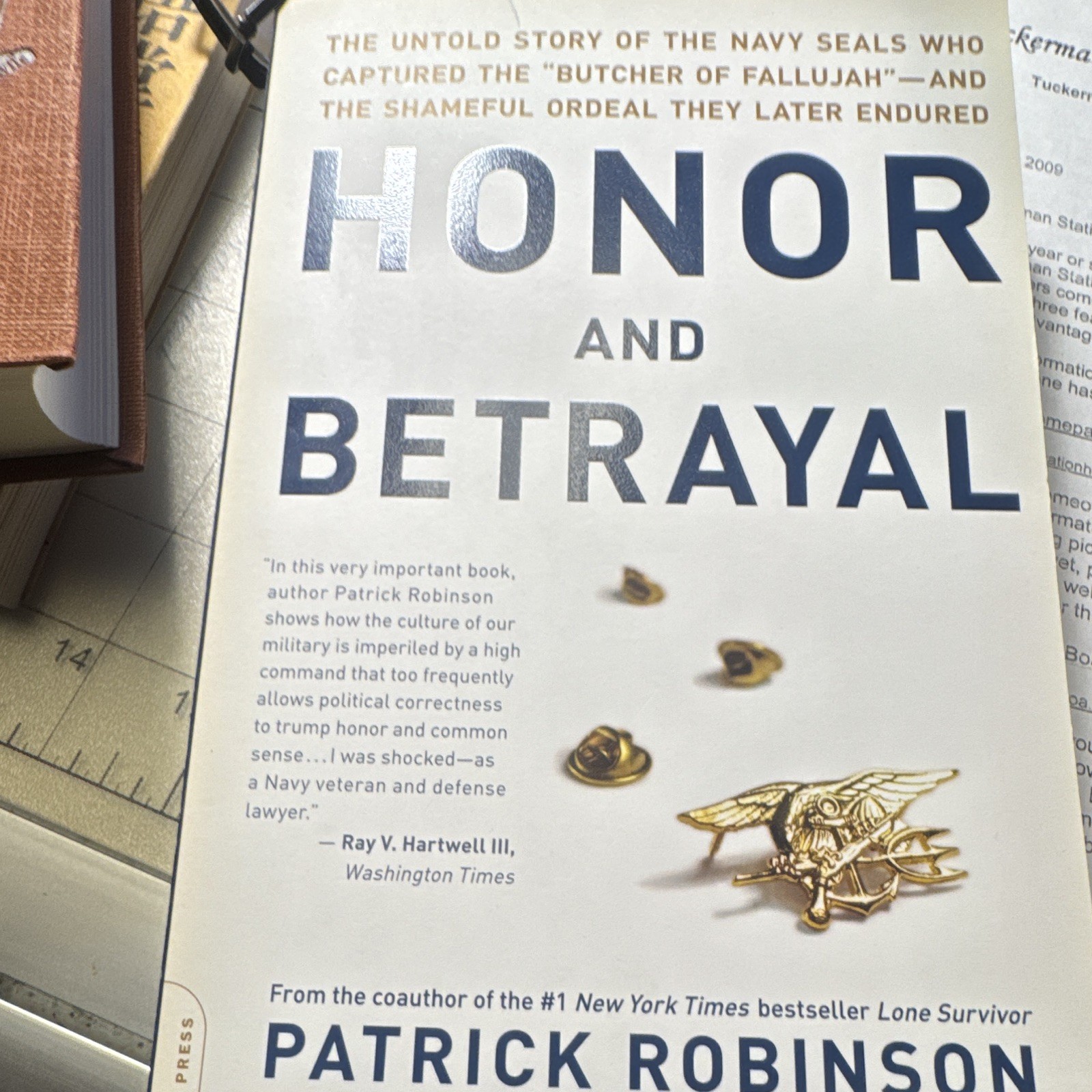 Patrick Robinson Honor and Betrayal (Hardcover) Military Navy Special Forces