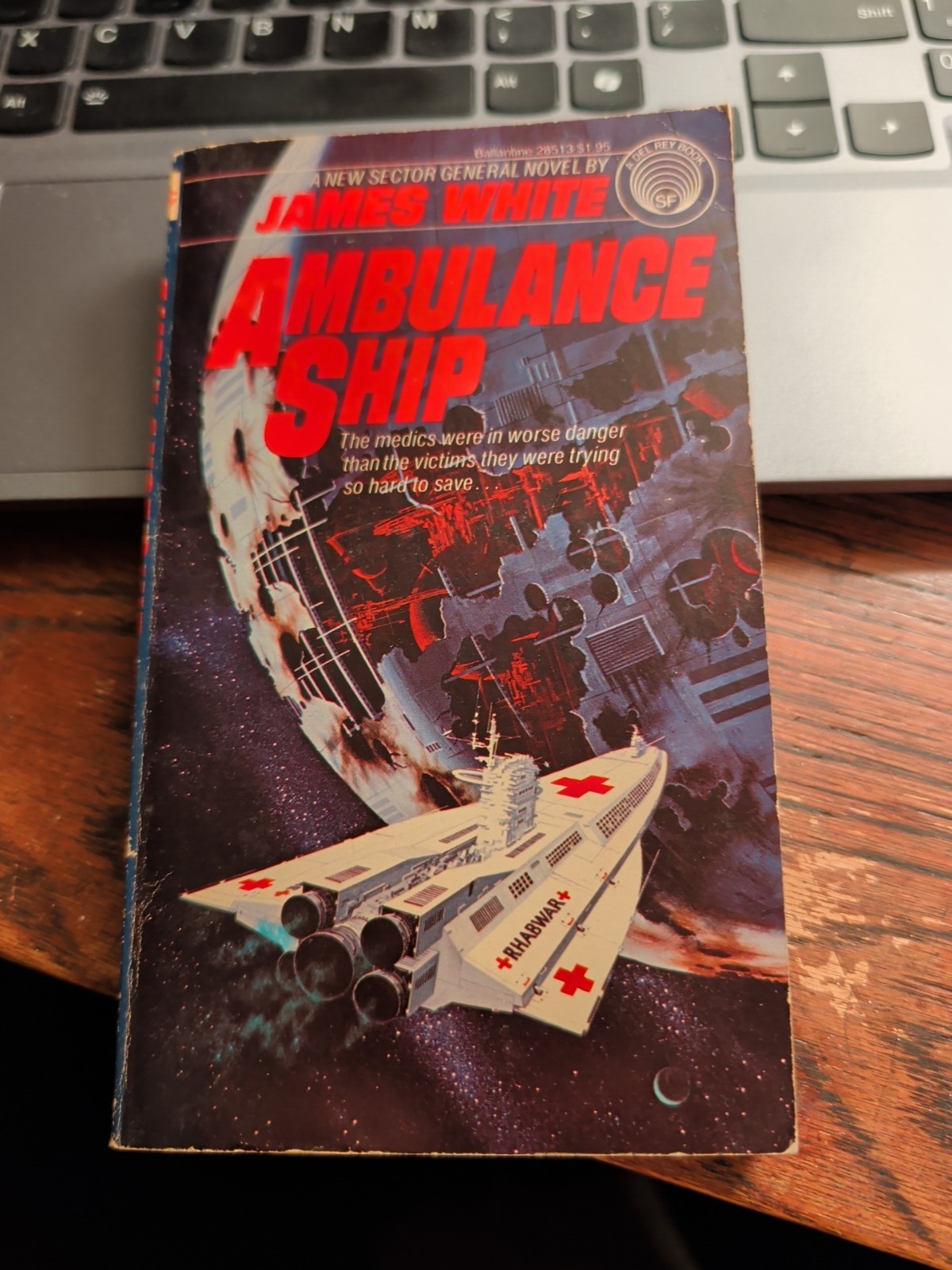 James White Vintage Science Fiction Paperback Book Ambulance Ship B-1