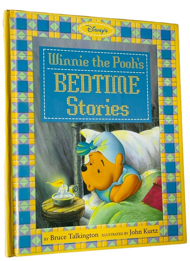 WINNIE THE POOH’S BEDTIME STORIES BRUCE TALKINGTON JOHN KURTZ 1994 1st ED DISNEY