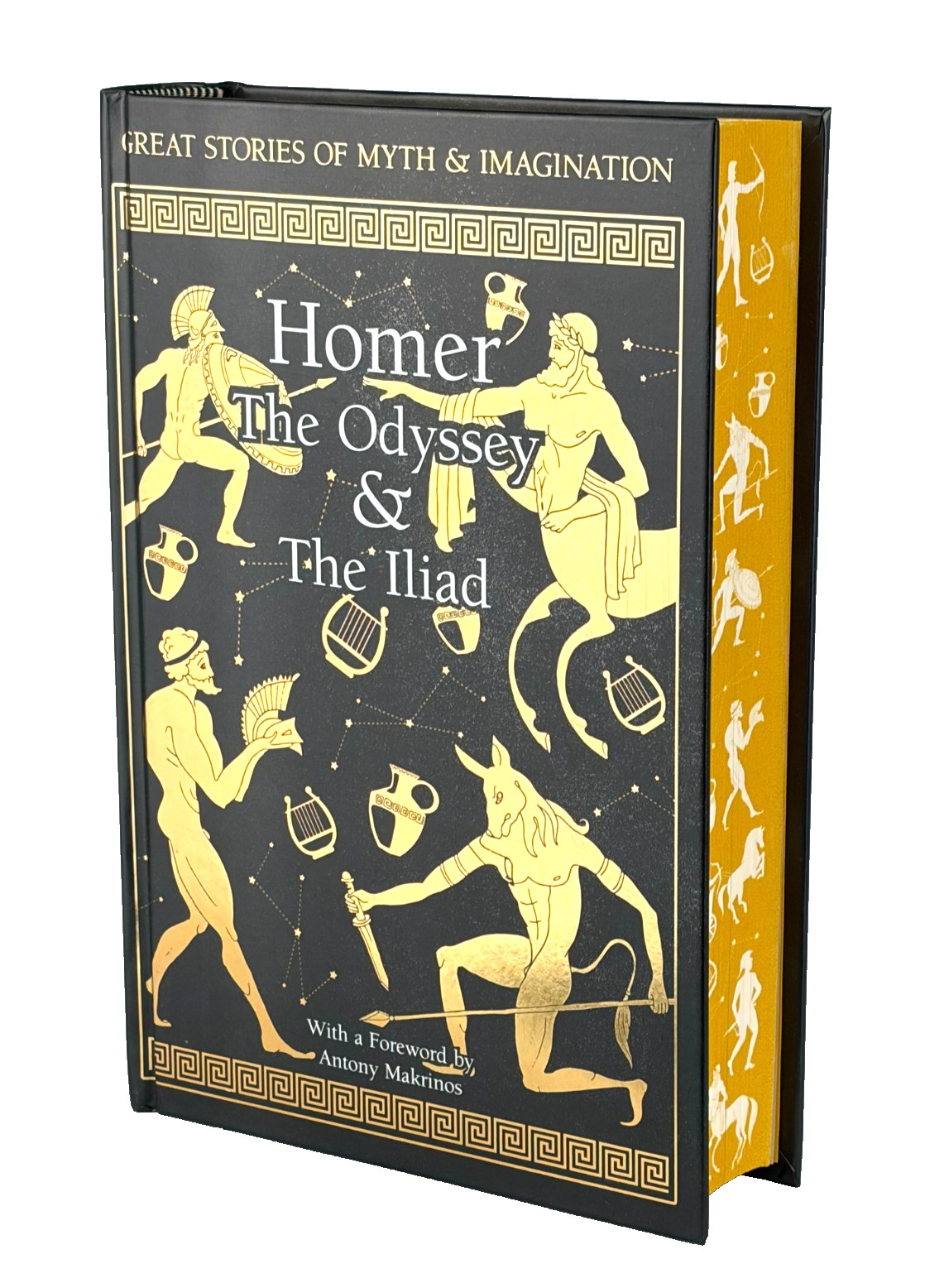 Homer The Odyssey & The Iliad Painted Page edges Deluxe Classic *New*