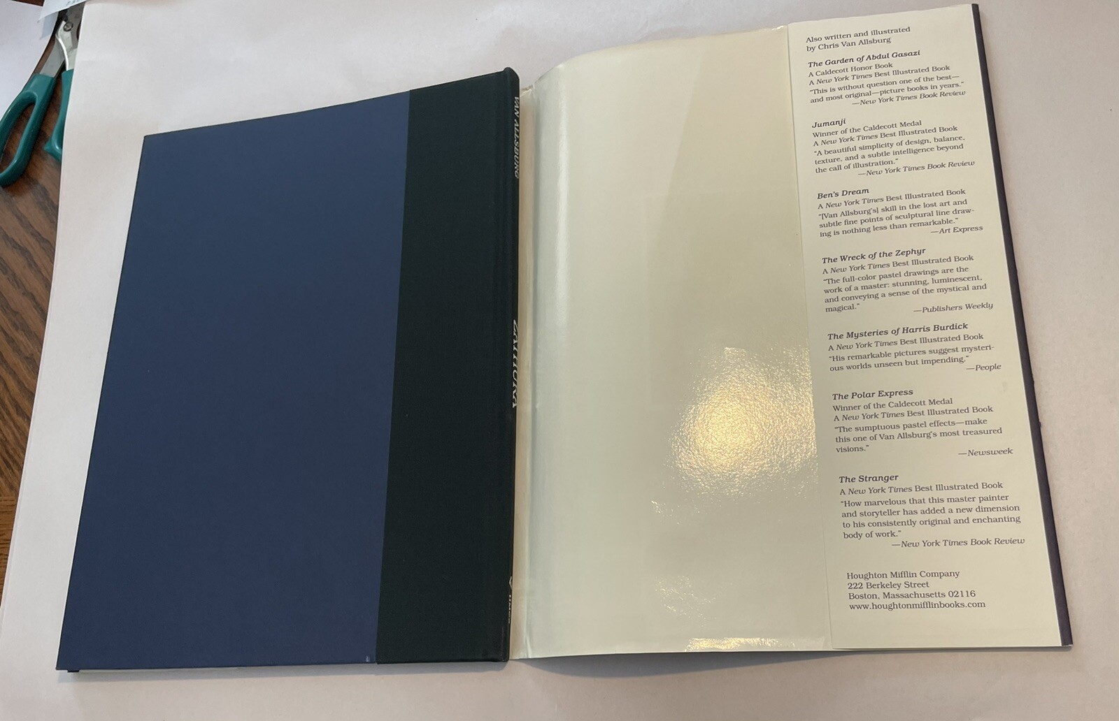 Zathura A Space Adventure SIGNED First Edition 2002 Chris Van Allsburg