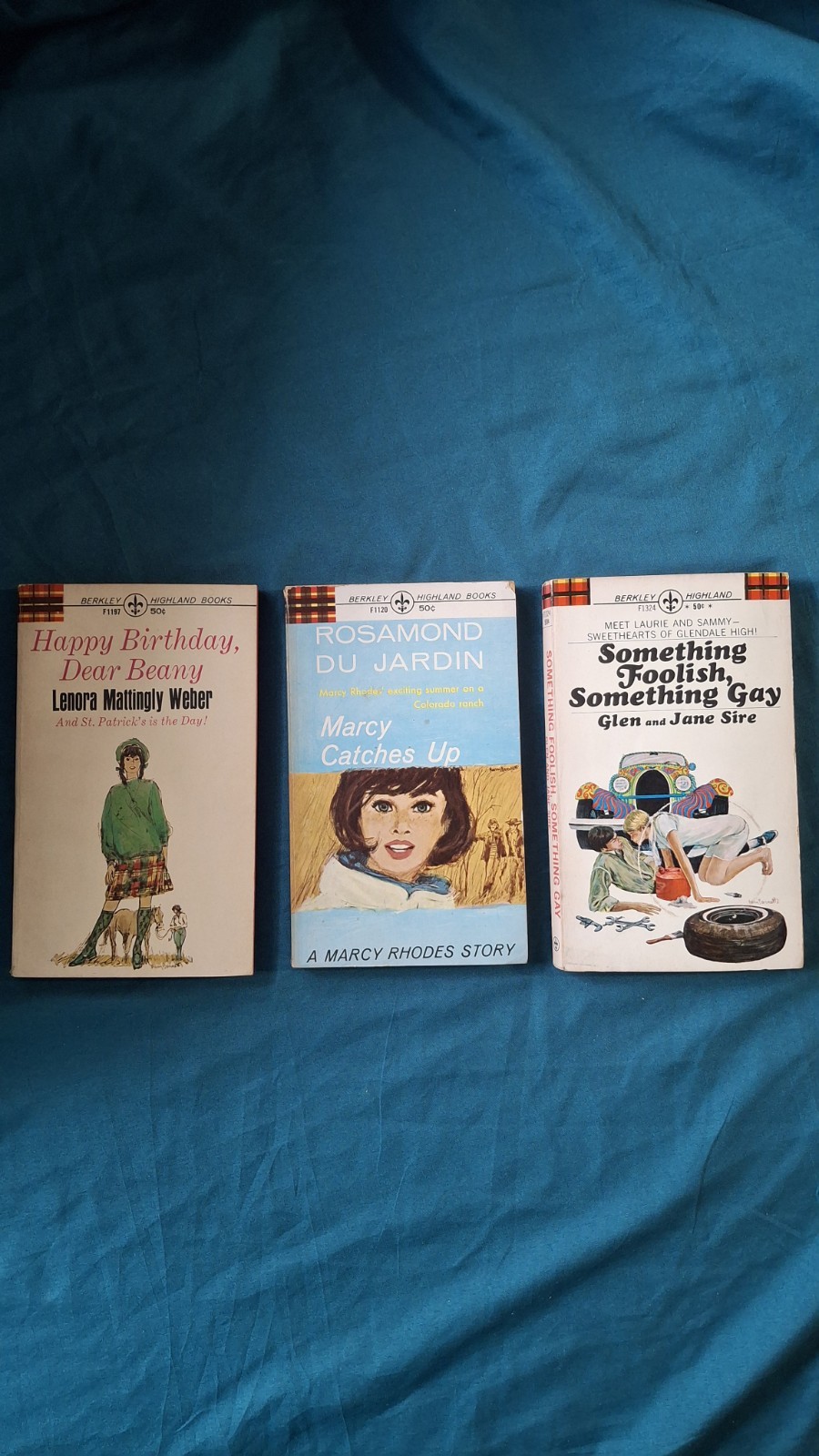 Vintage Books Lot 3 Teenage Girl Novels Berkley Highland collection Series OBO