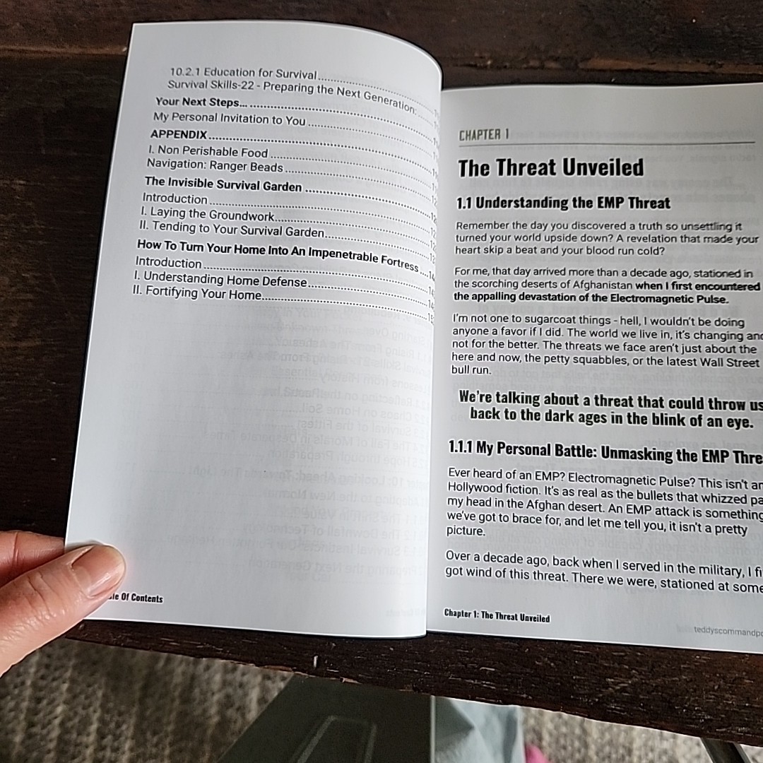 Operation Blackout: How To Survive 365 Days of Darkness Teddy Daniels Prepper