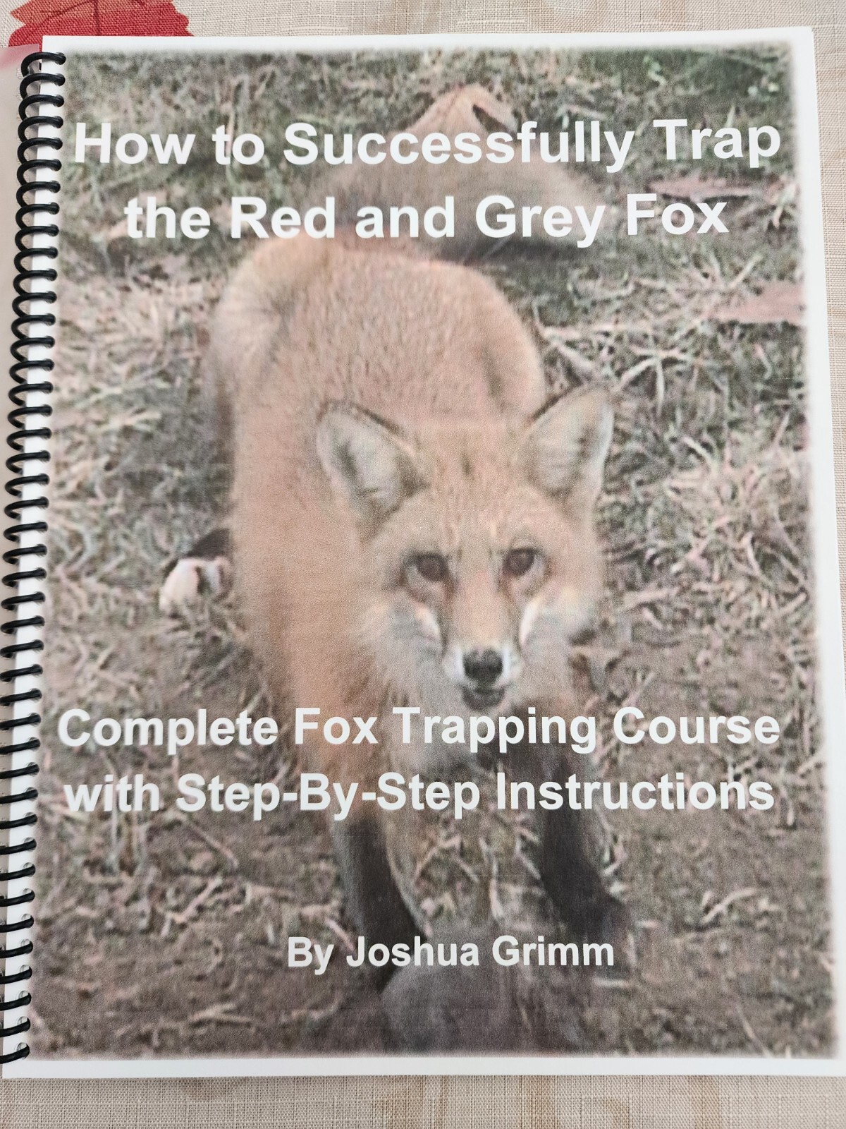 Combo Book Set! Fox Trapping Complete Course Book and Trapping Logbook ~ New!