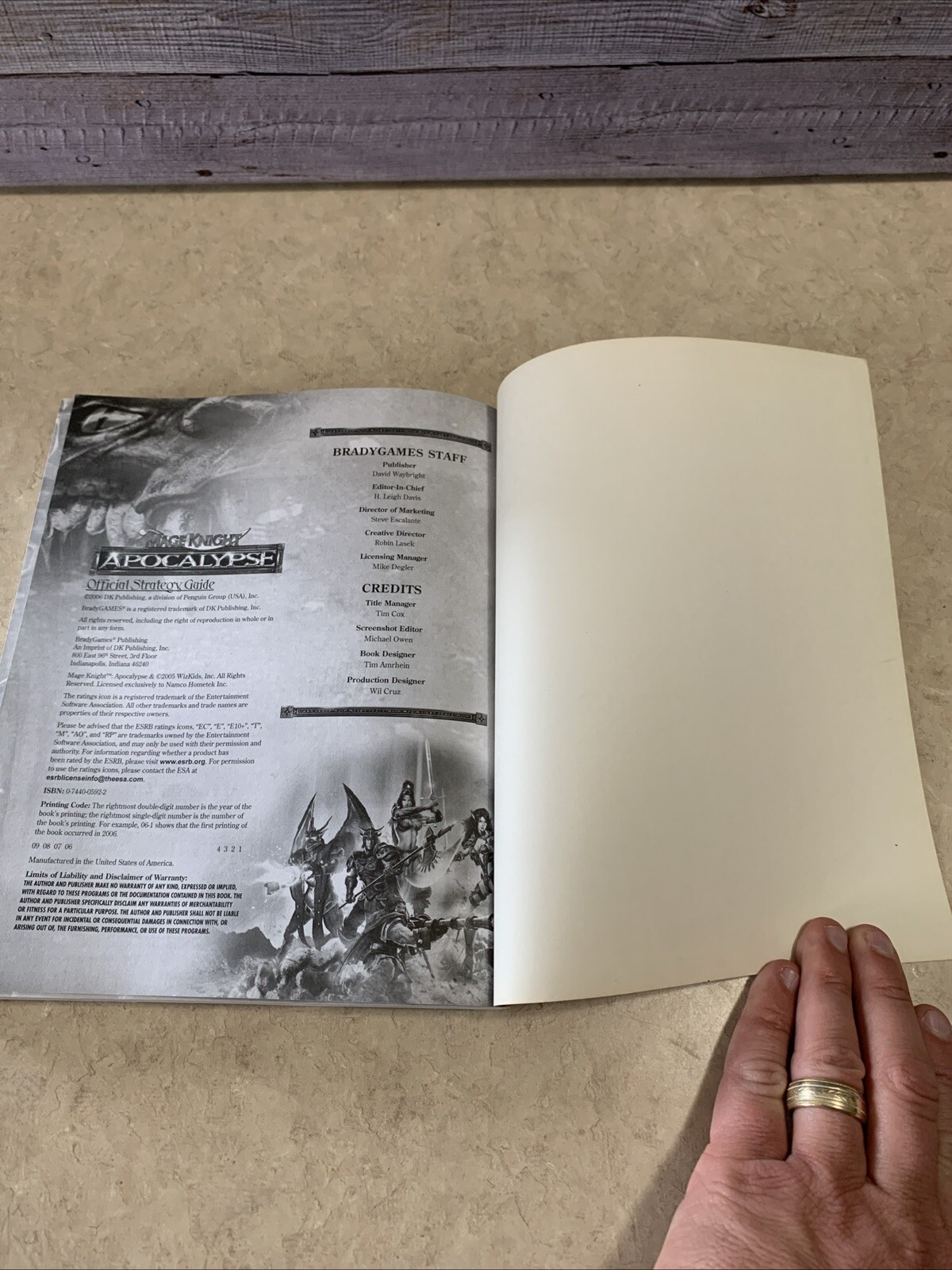 Mage Knight : Apocalypse Official Strategy Guide by BradyGames for PC
