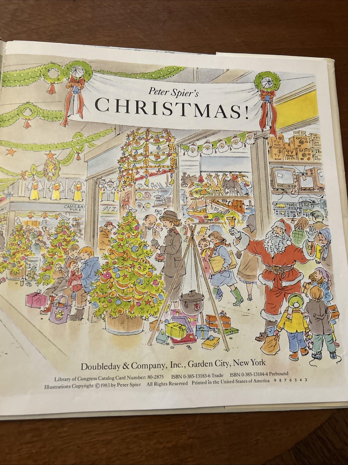 Peter Spier’s Christmas! by Peter Spier (1983, HCDJ) 1st Ed