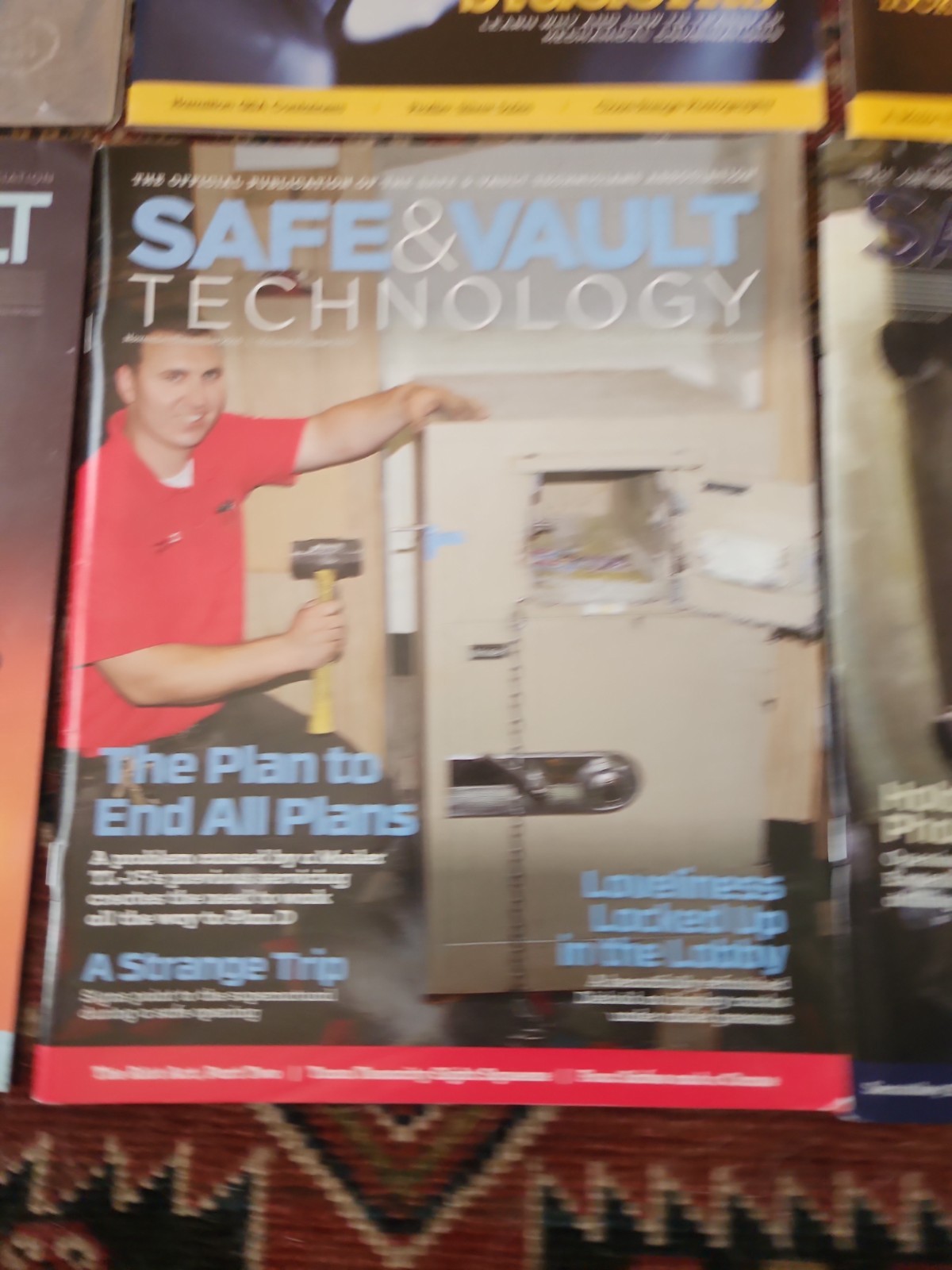 Locksmith – Safe & Vault Technology Magazines (6) Issues from 2000s EXC