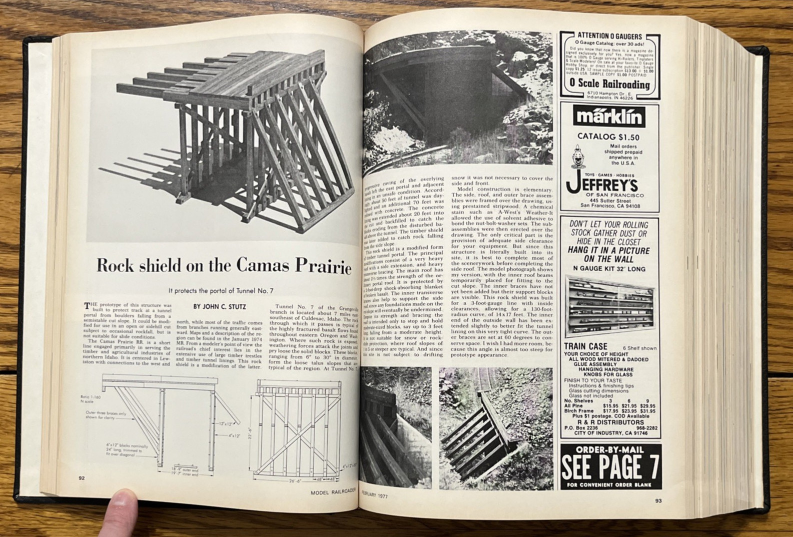 Model Railroader Bound Vol. 44 Complete Year 1977 *NICE!!