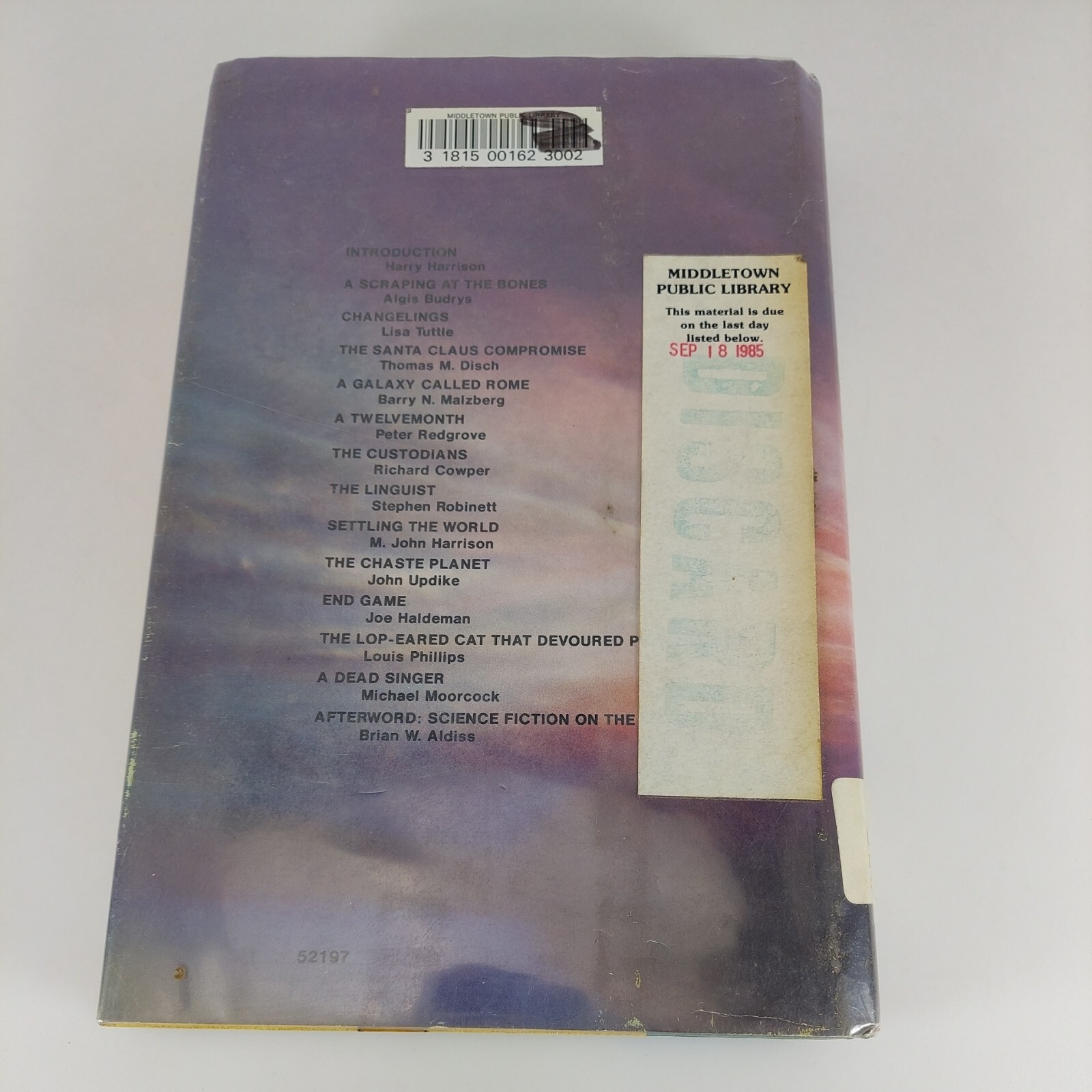 The 9th Annual Best SF : 75 Edited by Harry Harrison and Brian Aldiss HCDJ