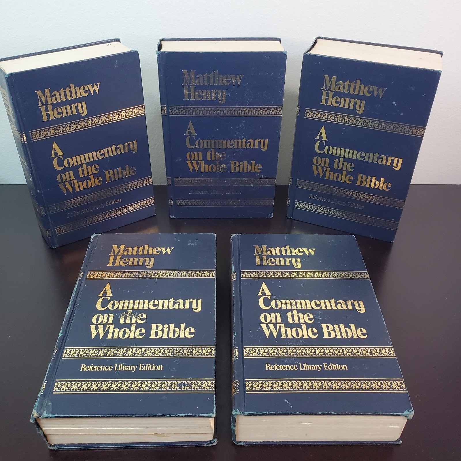 Matthew Henry Commentary on the Whole Bible Vol. 2-6 Lot Fleming H. Revell READ