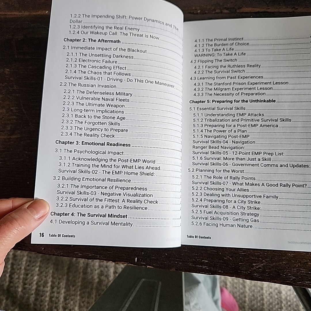 Operation Blackout: How To Survive 365 Days of Darkness Teddy Daniels Prepper