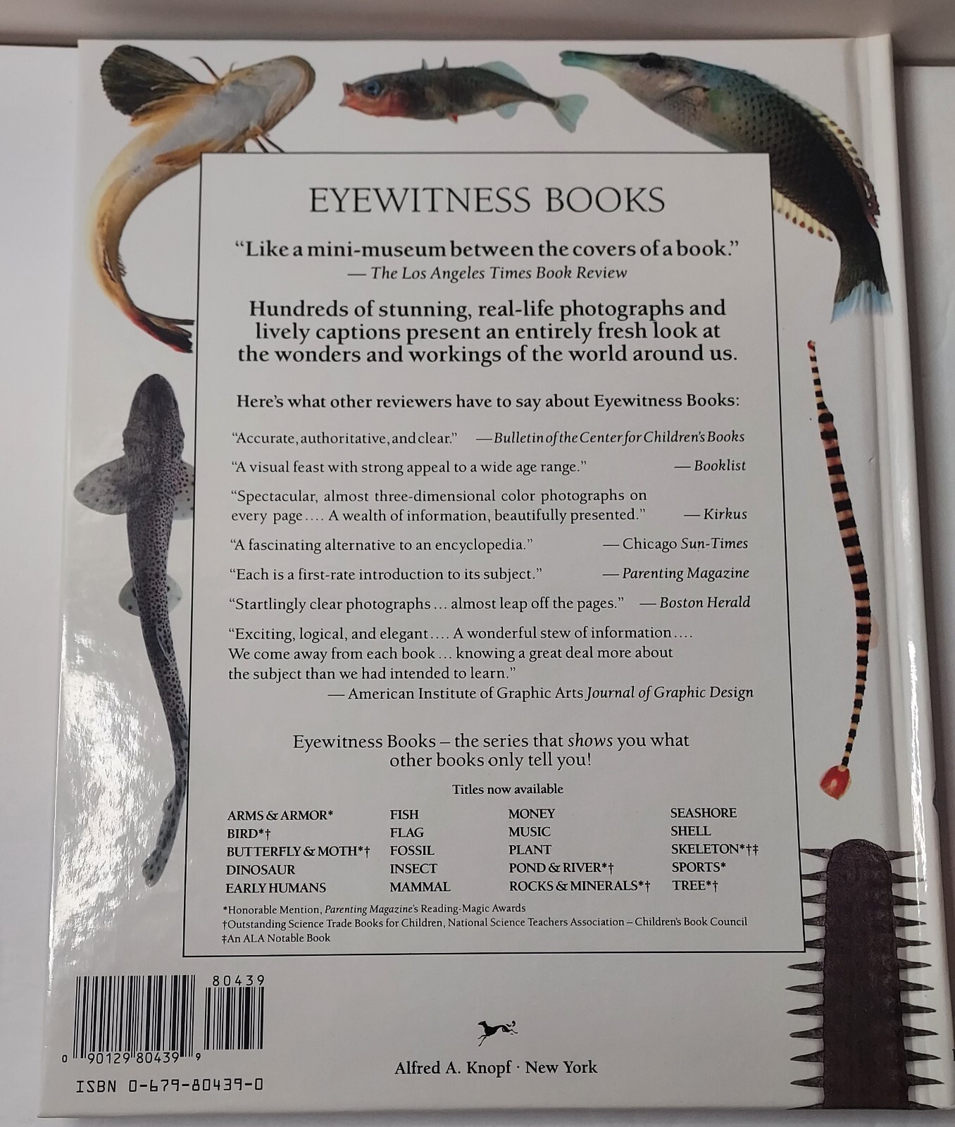 Vtg Eyewitness Bks. Fish by Steve Parker and Dorling Kindersley Publishing Staff