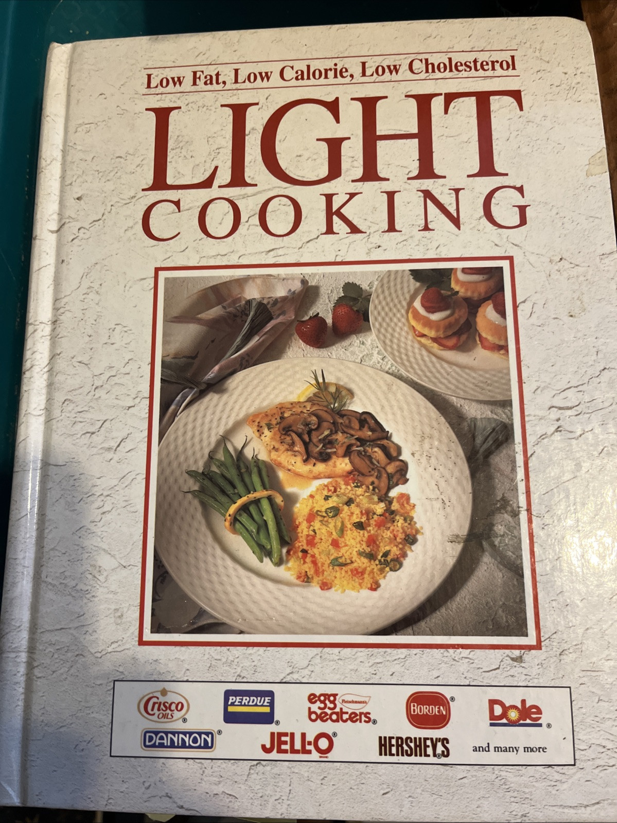 Recipes Light Cooking Book 607 Pages Hardcover Recipe Book
