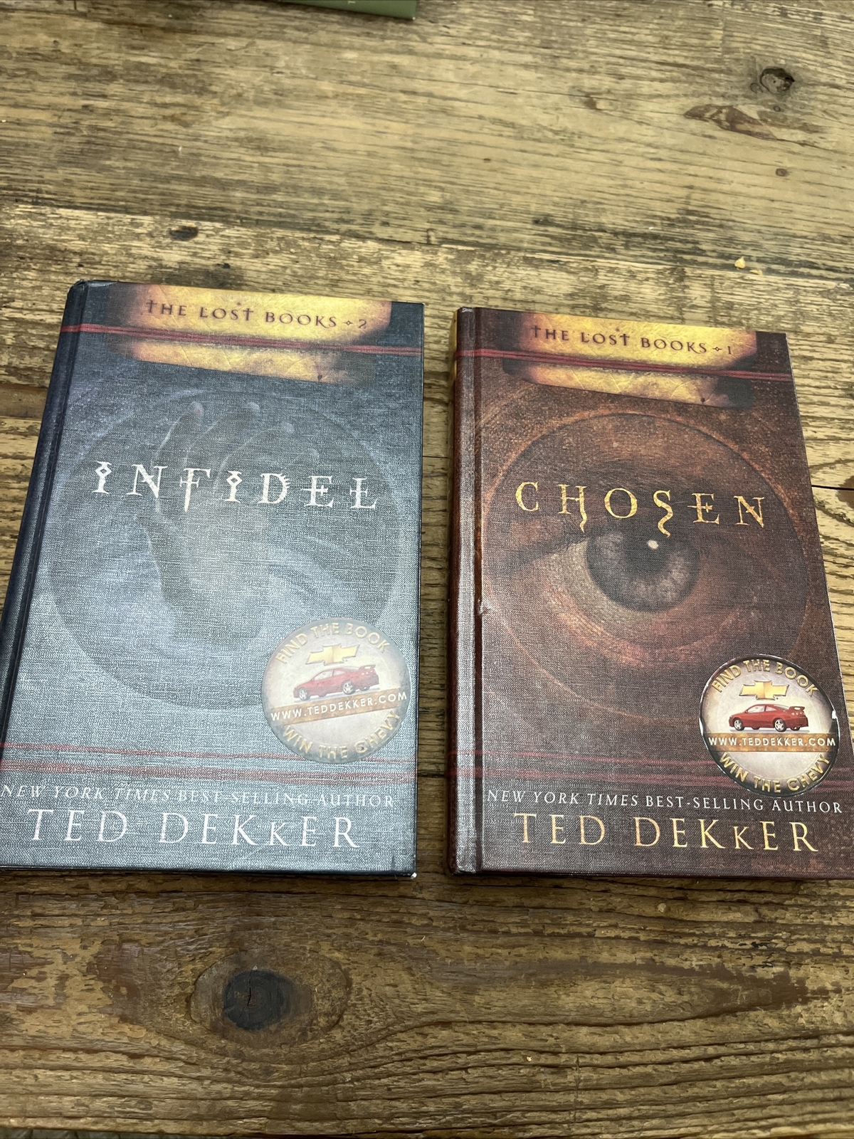 The Lost Bks.: Chosen and Infidel by Ted Dekker (2008, Hardcover, Special)