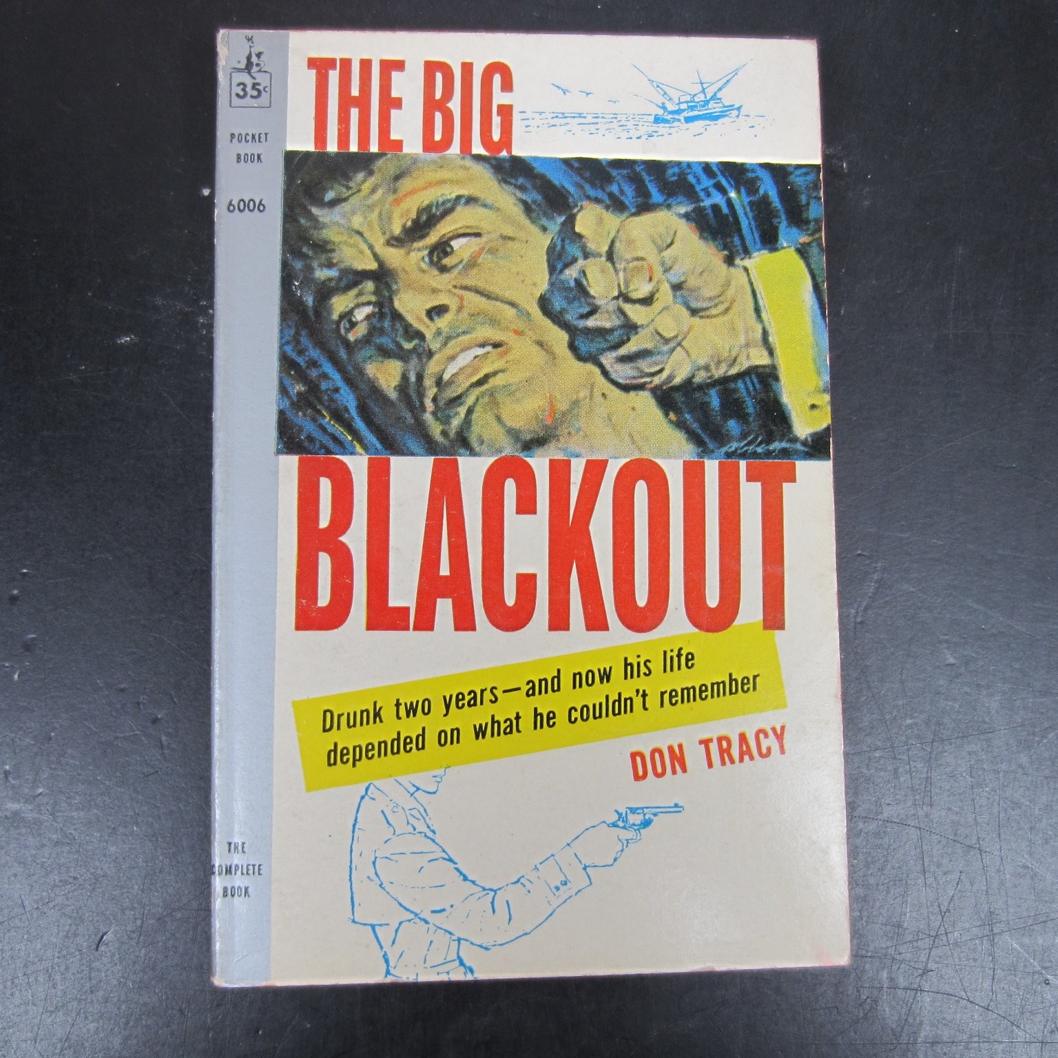The Big Blackout Don Tracy 1960 1st Printing Pocket Book 6006 Vintage Mystery PB
