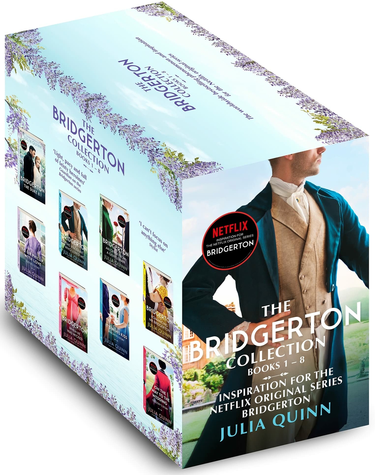 The Bridgerton Collection Box Set: Books 1-8 By Julia Quinn NEW Paperback 2021