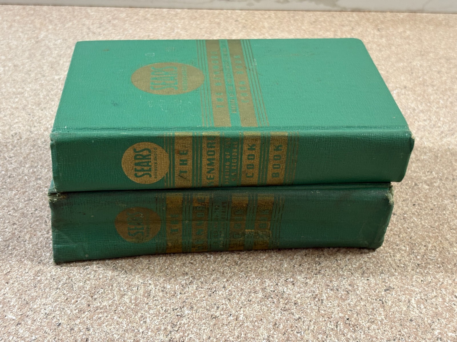 Set of 2 Sears Roebuck $ Co. Cookbook 1947 HC US Regional & American Womens