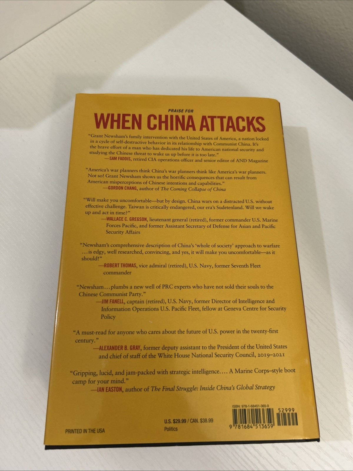 When China Attacks : A Warning to America by Grant Newsham (2023, Hardcover)
