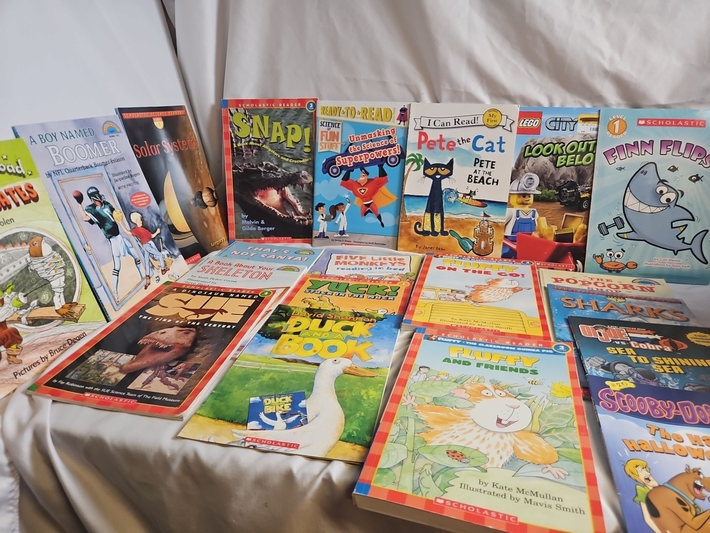 Lot of 20 Boys Interest Level Readers Levels 1 2 3 GI Joe Fluffy Ans Friends IBC